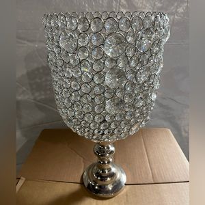 Silver Center Piece (Only Two) $20 each. 17” high x 8” rad